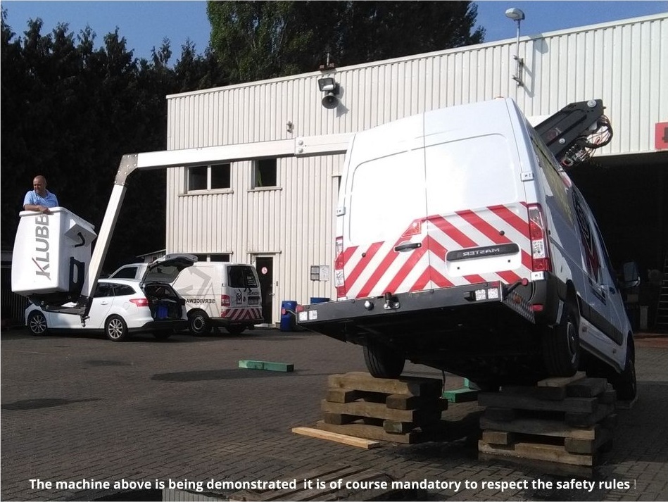 Maes case study – aerial platforms without outrigger