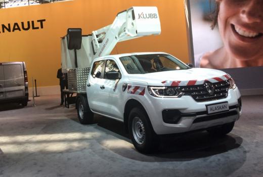 Presentation of the KAT 42 mounted on the Renault Alaskan at the IAA trade fair