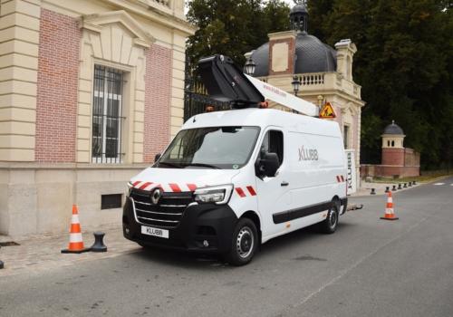 K32 aerial platform on the New Renault Master Euro VI