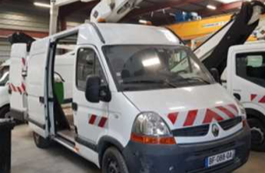 file n704 aerial platform et32ne lifts mounted on van